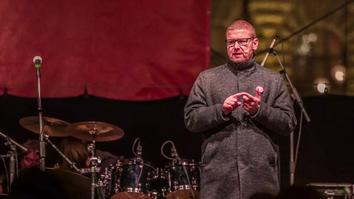 Na Václavském náměstí se uskutečnil Koncert pro budoucnost. (17.11.2021)