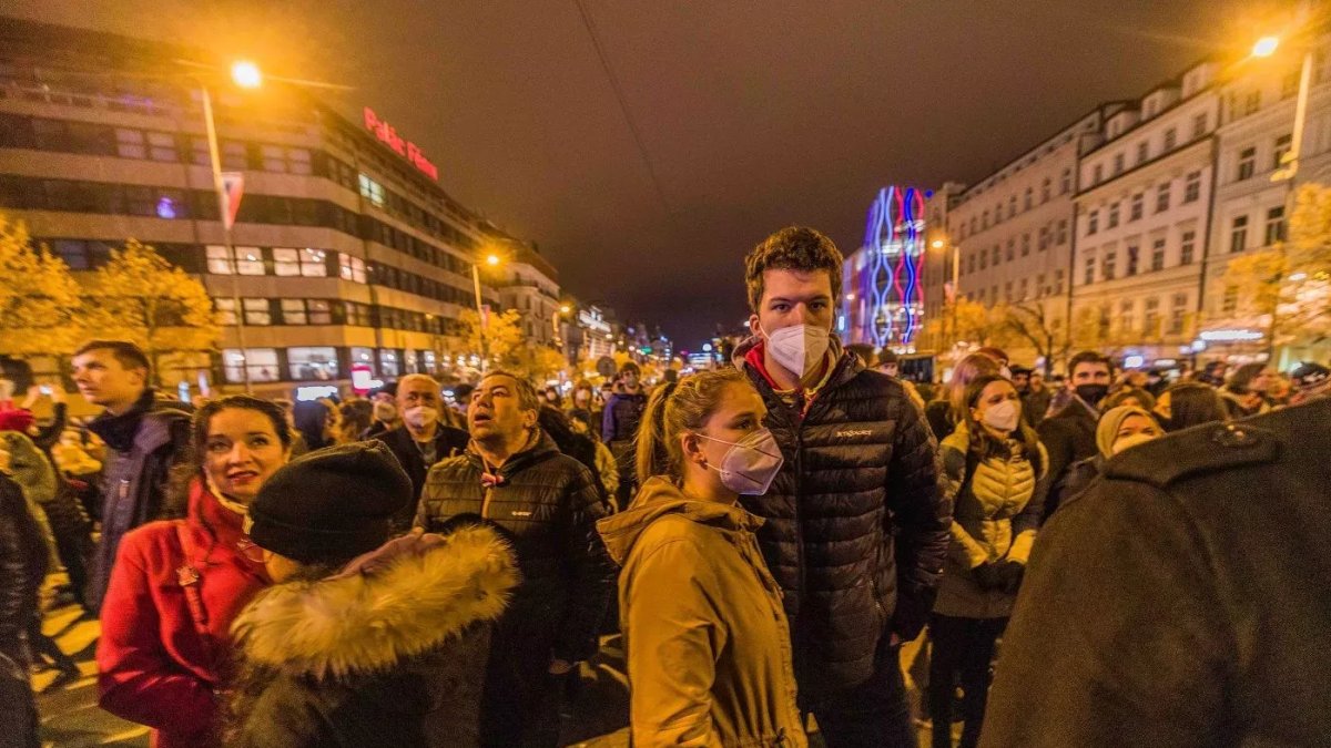 Na Václavském náměstí se uskutečnil Koncert pro budoucnost. (17.11.2021)