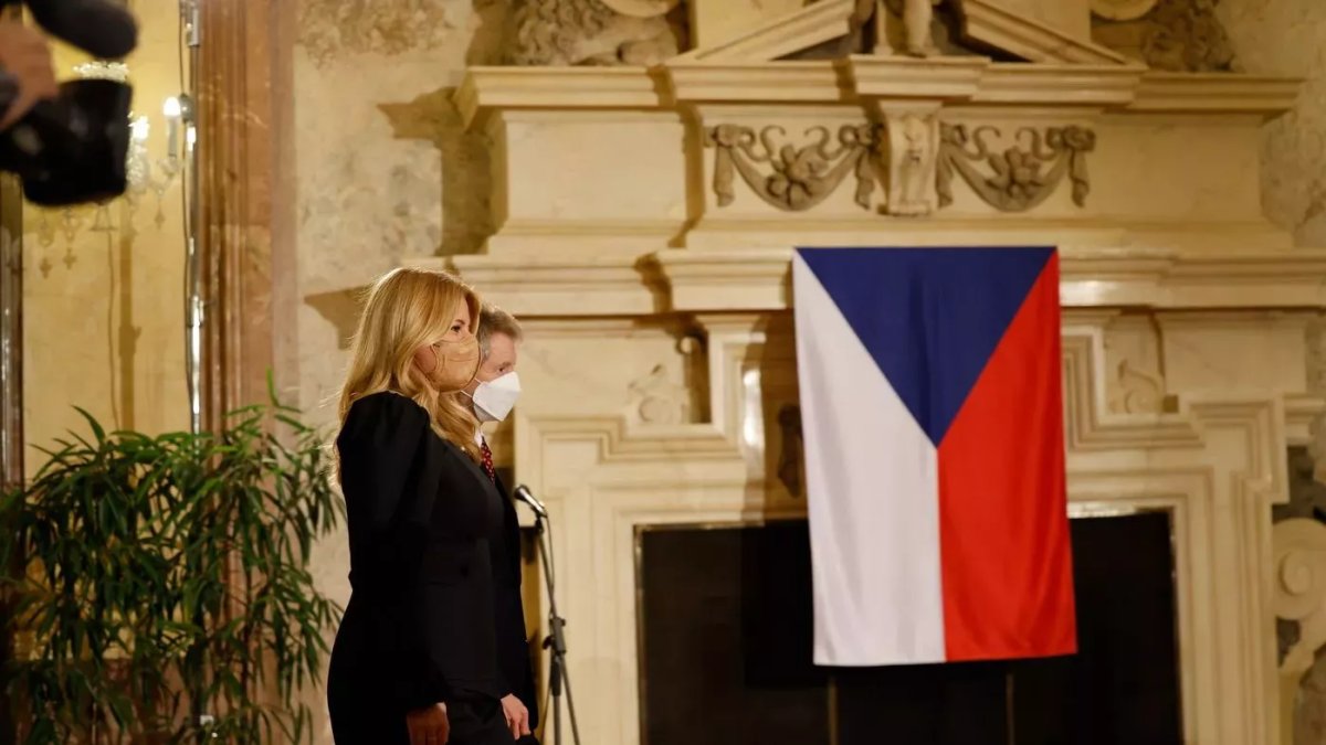 Zuzana Čaputová na návštěvě České republiky