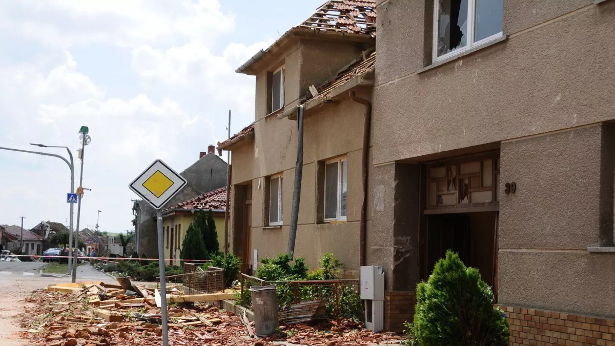 Následky tornáda na Moravě (24.6.2021)