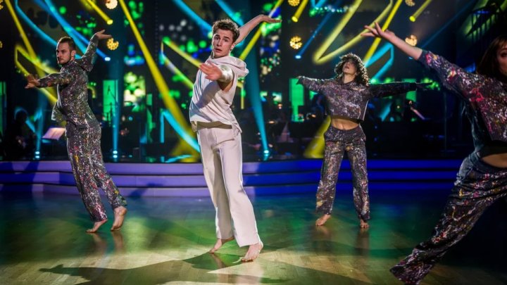 Oskar Hes a Kateřina Bartuněk Hrstková ve StarDance 2024.