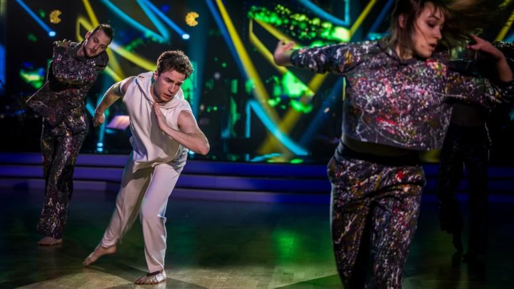 Oskar Hes a Kateřina Bartuněk Hrstková ve StarDance 2024.
