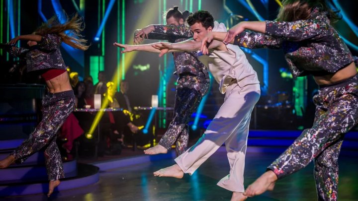 Oskar Hes a Kateřina Bartuněk Hrstková ve StarDance 2024.