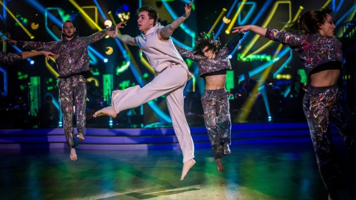Oskar Hes a Kateřina Bartuněk Hrstková ve StarDance 2024.