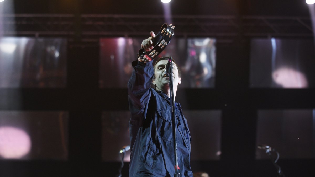 Liam Gallagher z Oasis. 