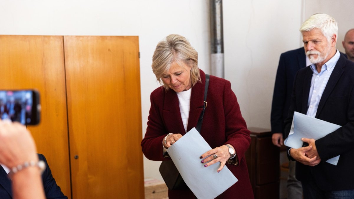 Eva Pavlová s manželem. 