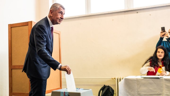 Andrej Babiš odevzdal hlas ve sněmovních volbách. (3.10.2025)
