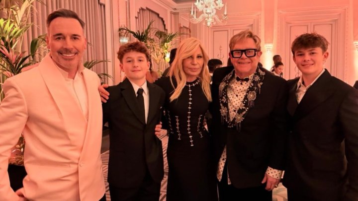 Elton John s rodinou