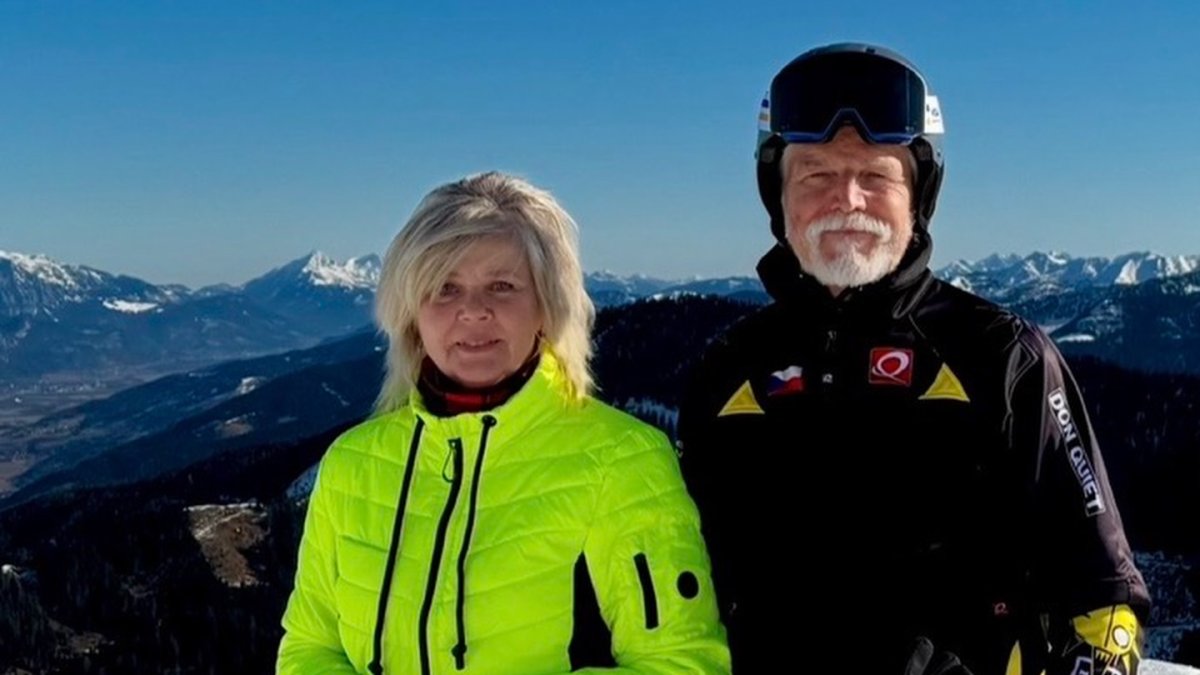 Eva Pavlová ukázala fotografie z Alp. 