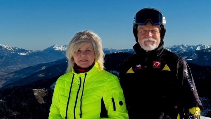 Eva Pavlová ukázala fotografie z Alp. 